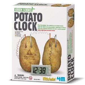 4M Science - Potato Clock Multilingual For Age 8+ New Sealed